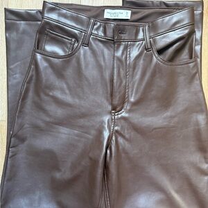 Abercrombie & Fitch Brown Flare Pants
